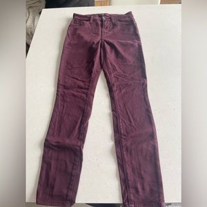 Very soft 7 for All Man Kind pant/jean in burgundy size 25.